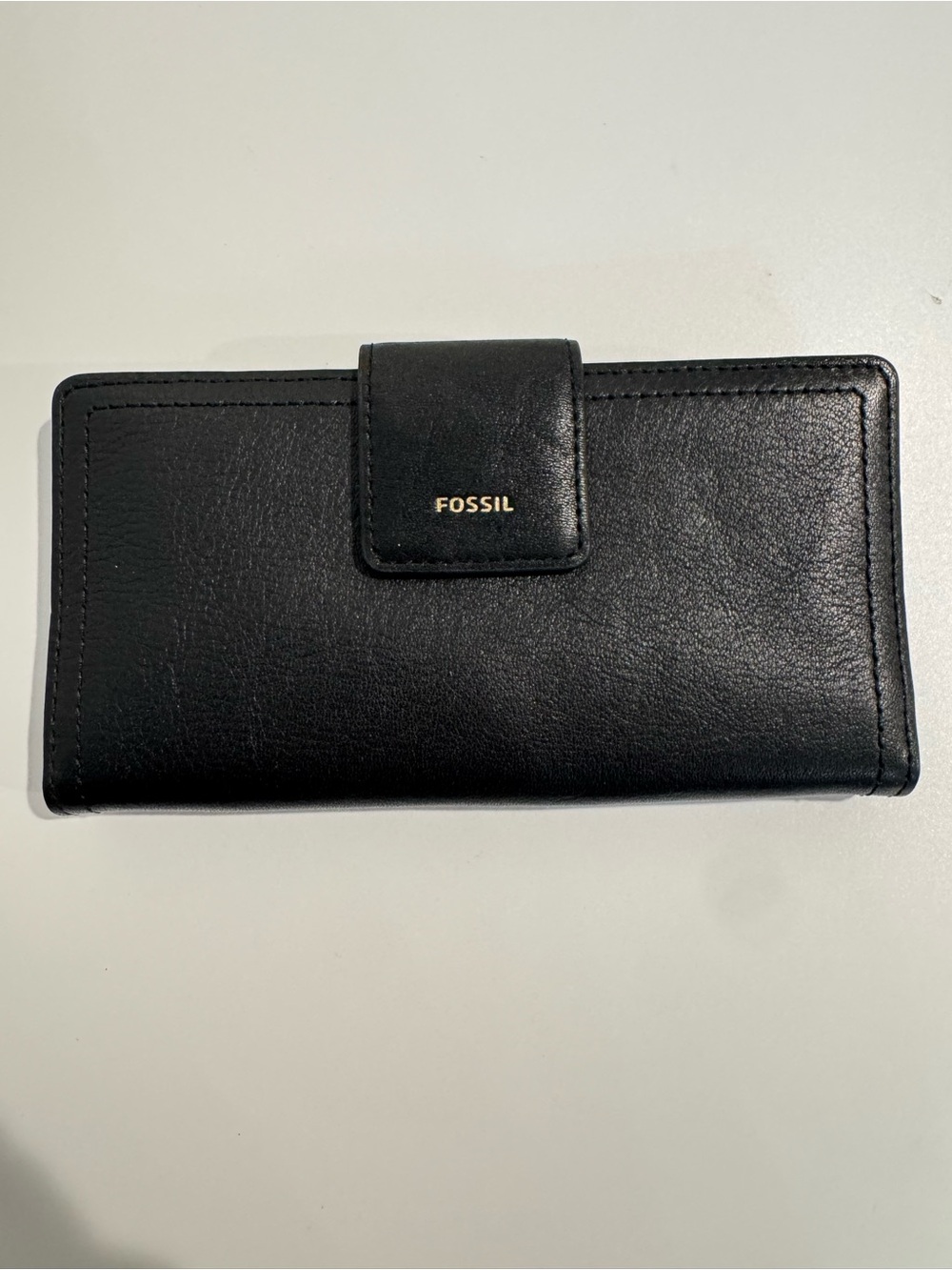 Fossil Black Leather RFID Women's Wallet